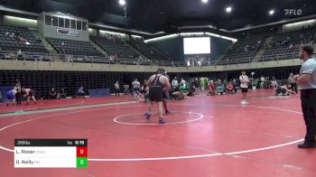 285 lbs 3rd Place - Lucas Risser, Coudersport vs Owen Reilly, Bel Air