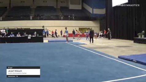 Josef Miksch - Floor, Alamo Gymnastics Center - 2021 USA Gymnastics Development Program National Championships