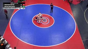 140 lbs 3rd Place - Greyson Meyer, St. Marys vs Micah Engleman, Crestwood