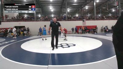 79 kg Cons. Rd Of 16 - Myles Takats, Buffalo Valley RTC vs Jared Keslar, Pittsburgh Wrestling Club
