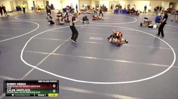 130 lbs 3rd Place Match - Caleb Whitlock, Rogers Area Youth Wrestling Club vs Embry Meeks, Coon Rapids Mat Bandits Wrestling Club