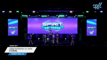 Cheer Advantage All Stars - CORAL [2024 L2 Youth - D2 Day 1] 2024 Spirit Fest Grand Nationals