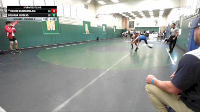 138 lbs Champ. Round 2 - Keoni Bumanglag, Granite Hills vs Joshua Huslig, Green Valley