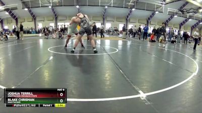 285 lbs Champ. Round 2 - Joshua Terrill, Unattached-Michigan State vs Blake Chrisman, Unattached