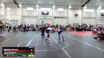 130 lbs Round 1 (10 Team) - Nathan Metcalf, Bandits vs Josh Mitcham, Rambler WC