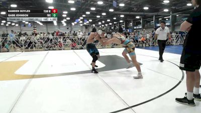 160 lbs Rr Rnd 2 - Kamden Boyles, Nebraska Blue - HSB vs Gabe Johnson, Freakztyle Supremacy - HSB