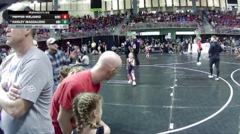 49-50 lbs Semifinal - Harley Magdaleno, Gering Wrestling Club vs Pepper Welanko, Nebraska Elite Wrestling Club
