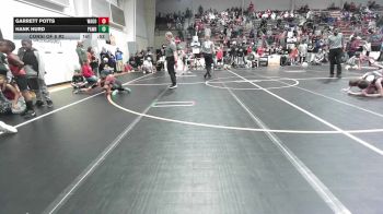 64 lbs Consi Of 8 #2 - Garrett Potts, Wagoner Takedown Club vs Hank Hurd, Pawhuska Elks Takedown
