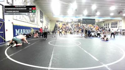 285 lbs Champ. Round 1 - Buyantogtokh Baasanbayar, Irvine vs Kaiden Miltko, Royal