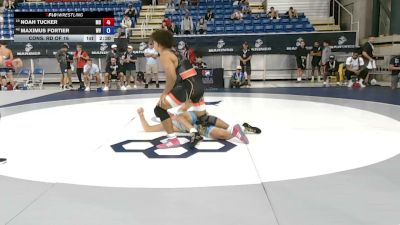 175 lbs Cons. Rd Of 16 - Noah Tucker, Maryland vs Maximus Fortier, West Virginia