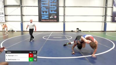 145 lbs Rr Rnd 3 - Aiden Roman, OBWC Bazooka Red vs Skie Baltimore, Beat The Streets Baltimore