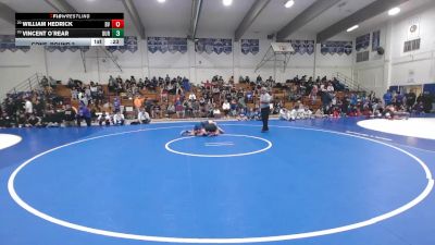 169 lbs Cons. Round 2 - Vincent O`rear, Durham vs William Hedrick, Bella Vista