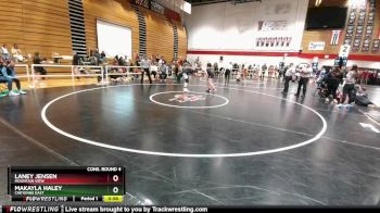 155 lbs Cons. Round 4 - Laney Jensen, Mountain View vs Makayla Haley, Cheyenne East