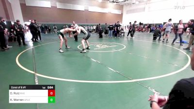 145 lbs Consi Of 8 #1 - Dominic Ruiz, Riverside Poly vs Kyle Warren, Upland