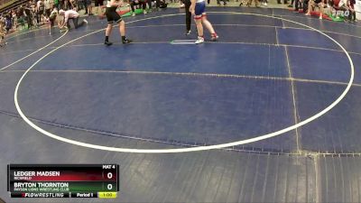 160 lbs Quarterfinal - Bryton Thornton, Payson Lions Wrestling Club vs Ledger Madsen, Richfield