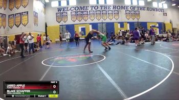 285 lbs Champ Round 1 (16 Team) - Blake Schaffer, Viera Hammers vs Jared Apple, Funky Monkey