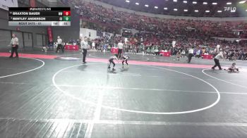 51 lbs Cons. Round 4 - Bentley Anderson, Chippewa Elite vs Braxton Bauer, MES Wrestling