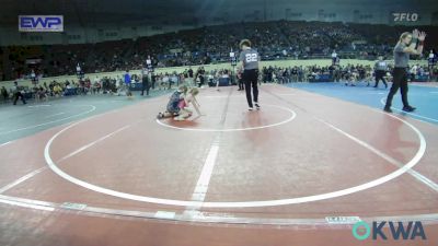 70 lbs Quarterfinal - Paisleigh Carpenter, Choctaw Ironman Youth Wrestling vs Aviree Williams, Lions Wrestling Academy