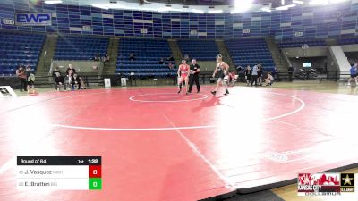 138 lbs Round Of 64 - Joshua Vasquez, Michigan Premier WC vs Evan Bratten, Big Game Wrestling Club