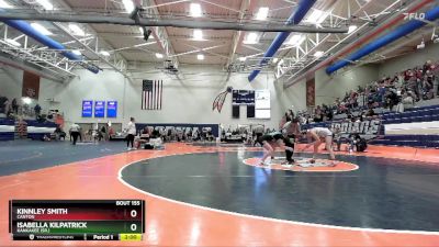 130 lbs Quarterfinal - Kinnley Smith, Canton vs Isabella Kilpatrick, Kankakee (Sr.)