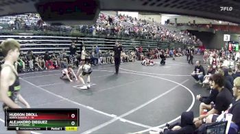 102 lbs Finals (8 Team) - Hudson Droll, North Dakota 1 vs Alejandro Dieguez, Kansas Pythons