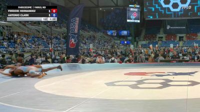120 lbs Cons. Rd Of 64 - Freddie Hernandez, IL vs Antonio Clark, IL