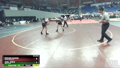 6A-220 lbs Semifinal - Earl Ingle, West Linn vs Steven Ramos, David Douglas