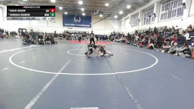 106 lbs Semifinal - Zack Dixon, Xavier vs Joshua Ramos, Middletown