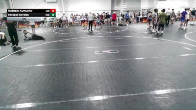 126 lbs Semis (4 Team) - Mathew Kohlman, GA Misfits vs Rahiem Skyers, Reverence United White