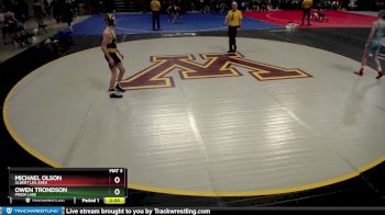 113 lbs Champ. Round 1 - Owen Trondson, Prior Lake vs Michael Olson, Albert Lea Area