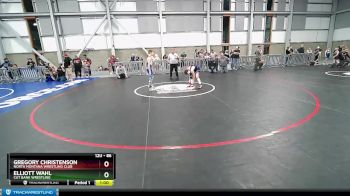 86 lbs Cons. Round 2 - Elliott Wahl, Cut Bank Wrestling vs Gregory Christenson, North Montana Wrestling Club