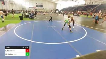 113 lbs Semifinal - Brayden Kaiser, Grindhouse WC vs Micah Madson, Horizon