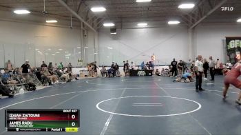 155 lbs Cons. Round 2 - Izaiah Zaitouni, Beebe Trained vs James Radu, Wrestling Factory