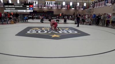 126 lbs Quarters - Luis Avalos-Ceballos, Iowa vs Elijah Hyet, Dubuque Wrestling Club