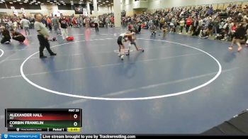 74 lbs Champ. Round 2 - Corbin Franklin, KS vs Alexander Hall, MO