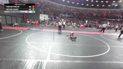 48 lbs Cons. Round 2 - Trevor Phelps, Wisconsin vs Brycen Darst, Hartford