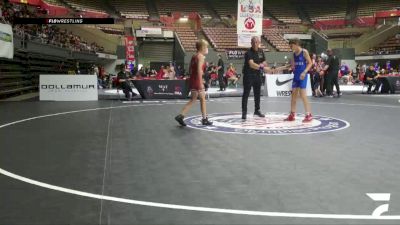 Cons. Semis - Traton Nelms, MTC - MANTANONA TRAINING CENTER vs Liam Maya, Madera Wrestling Club