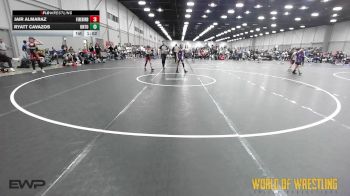 68 lbs Rr Rnd 4 - Jair Almaraz, Firebird Elite vs Ryatt Cavazos, Untouchables 12U Purple