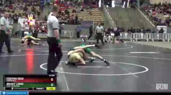 A 126 lbs Champ. Round 1 - Brady Long, East Hamilton vs Colton Reid, Green Hill