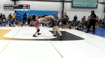 66 lbs Rr Rnd 6 - Michelle Yakupova, MGW Death By Chocolate - W vs Myah Miller, PA West Yellow - W