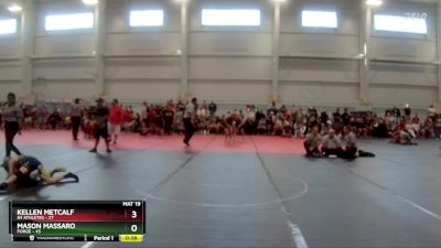 88 lbs Round 3 (8 Team) - Mason Massaro, FORGE vs Kellen Metcalf, 84 Athletes