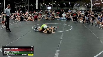 52 lbs Round 5 (8 Team) - Damian Espinosa, Grit Mat Club vs Zayden Peterson, Dueling Bandits