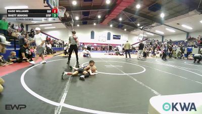 46 lbs Consolation - Kase Williams, Raw Wrestling Club vs Rhett Jenkins, Beggs Youth Wrestling Program