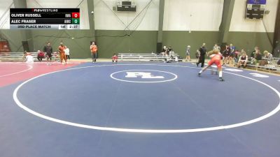 Junior GR - 144 lbs 3rd Place Match - Oliver Russell, Riverhawk Wrestling Academy vs Alec Fraser, Askeo International Mat Club