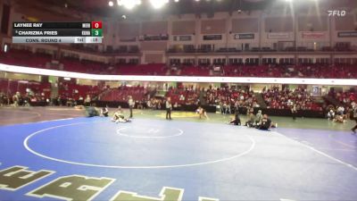 120 lbs Cons. Round 4 - Laynee Ray, Meridian vs Charizma Fries, Kuna