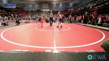 67-70 lbs Semifinal - Aurora Bearden, Skiatook Youth Wrestling vs Jolynn Arnold, Sperry Wrestling Club