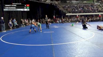 115 lbs Quarterfinal - Bennett Stowe, Elk River vs Liam Schwanz, St. James Cyclones