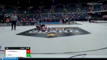 138 lbs Champ. Round 1 - Christian Wittkamp, Deerfield vs Carsen Behn, Byron