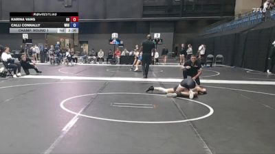 103 lbs Champ. Round 1 - Karina Vang, Doane vs Calli Connally, Wayland Baptist University