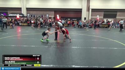 44 lbs Round 2 - Nate Gaffigan, Dehart Wrestling Academy vs Kai Burns, Contenders Wrestling Academy